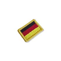 BP0081-031 Bandeira Alemanha Patch Bordado 3,8x2,5cm