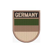 BP0081E-003 Bandeira Alemanha Patch Bordado 6,8x8,0cm