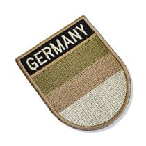 BP0081E-003 Bandeira Alemanha Patch Bordado 6,8x8,0cm