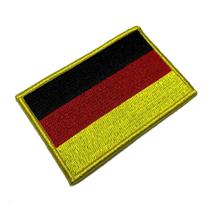 BP0081V21 Bandeira Alemanha Patch Bordado Fecho Contato BP0081V21 Bandeira Alemanha Patch Bordado Fecho Contato
