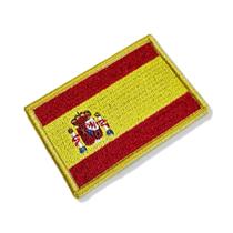 BP0084-001 Bandeira Espanha Patch Bordado 7,5x5