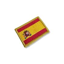 BP0084-011 Bandeira Espanha Patch Bordado 5,7x3,8cm