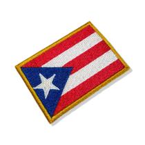 BP0101-001 Bandeira Porto Rico Patch Bordado 7,5x5,0cm BP0101-001 Bandeira Porto Rico Patch Bordado 7,5x5,0cm