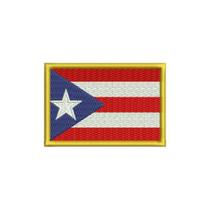 BP0101-001 Bandeira Porto Rico Patch Bordado 7,5x5,0cm BP0101-001 Bandeira Porto Rico Patch Bordado 7,5x5,0cm
