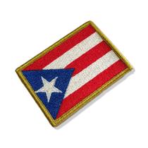 BP0101-001 Bandeira Porto Rico Patch Bordado 7,5x5,0cm BP0101-001 Bandeira Porto Rico Patch Bordado 7,5x5,0cm