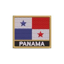 BP0102N-001 Bandeira Panamá Patch Bordado 7,5x6,3cm BP0102N-001 Bandeira Panamá Patch Bordado 7,5x6,3cm