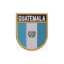 BP0107E-001 Bandeira Guatemala Patch Bordado 6,8x8,0cm BP0107E-001 Bandeira Guatemala Patch Bordado 6,8x8,0cm