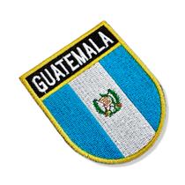 BP0107E-001 Bandeira Guatemala Patch Bordado 6,8x8,0cm BP0107E-001 Bandeira Guatemala Patch Bordado 6,8x8,0cm
