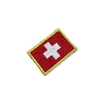 BP0141-031 Bandeira Suíça Patch Bordado 3,8x2,5cm