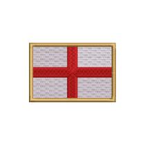 BP0176-001 Bandeira Inglaterra Patch Bordado 7,5x5,0cm