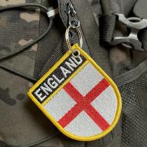 BP0176E-001 Bandeira Inglaterra Patch Bordado 6,8x8,0cm BP0176E-001 Bandeira Inglaterra Patch Bordado 6,8x8,0cm