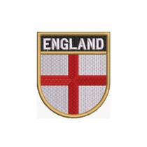 BP0176E-001 Bandeira Inglaterra Patch Bordado 6,8x8,0cm BP0176E-001 Bandeira Inglaterra Patch Bordado 6,8x8,0cm