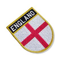 BP0176E-001 Bandeira Inglaterra Patch Bordado 6,8x8,0cm BP0176E-001 Bandeira Inglaterra Patch Bordado 6,8x8,0cm