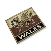BP0190N-004 Bandeira Pais de Gales Patch Bordado 7,5x6,3cm