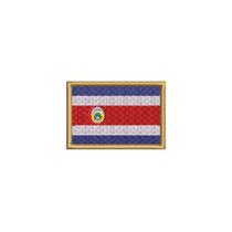 BP0201-011 Bandeira Costa Rica Patch Bordado 5,7x3,8cm BP0201-011 Bandeira Costa Rica Patch Bordado 5,7x3,8cm