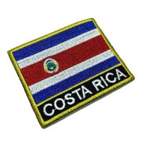 BP0201NT01 Bandeira Costa Rica Patch Bordado Termo Adesivo - BR44