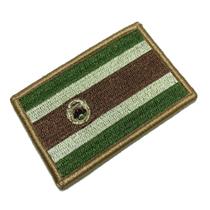 BP0201V03 Bandeira Costa Rica Patch Bordado Fecho Contato BP0201V03 Bandeira Costa Rica Patch Bordado Fecho Contato