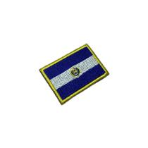 BP0203T11 Bandeira El Salvador Patch Bordado Termo Adesivo BP0203T11 Bandeira El Salvador Patch Bordado Termo Adesivo