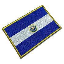BP0203T21 Bandeira El Salvador Patch Bordado Termo Adesivo BP0203T21 Bandeira El Salvador Patch Bordado Termo Adesivo