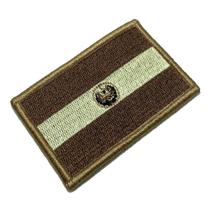 BP0203V04 Bandeira El Salvador Patch Bordado Fecho Contato BP0203V04 Bandeira El Salvador Patch Bordado Fecho Contato