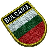 BP0204EV 01 Bandeira Bulgaria Patch Bordada Fecho Contato - BR44