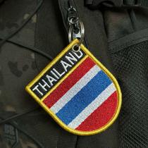 BP0206E-001 Bandeira Tailândia Patch Bordado 6,8x8,0cm