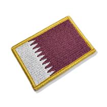 BP0213-075A Bandeira Qatar Patch Bordado 7,5x5,0cm BP0213-075A Bandeira Qatar Patch Bordado 7,5x5,0cm