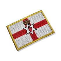 BP0215-001 Bandeira Bélgica Patch Bordado 7,5x5,0cm