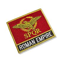 BP0234N-001 Bandeira Império Romano Patch Bordado 7,5x6,3cm BP0234N-001 Bandeira Império Romano Patch Bordado 7,5x6,3cm
