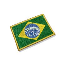 BP0403-001 Bandeira Brasil Patch Bordado 7,5x5,0cm BP0403-001 Bandeira Brasil Patch Bordado 7,5x5,0cm