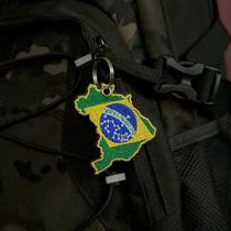 BP0403M-001 Bandeira Mapa Brasil Patch Bordado 7x6cm BP0403M-001 Bandeira Mapa Brasil Patch Bordado 7x6cm