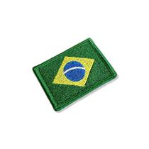 BP0405-015 Bandeira Brasil Patch Bordado 5,7x3,8cm