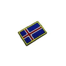 BP0409T31 Bandeira Islândia Patch Bordado Termo Adesivo BP0409T31 Bandeira Islândia Patch Bordado Termo Adesivo