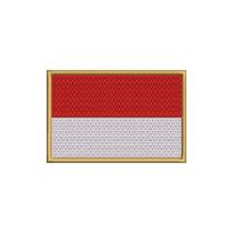 BP0419-021 Indonésia Patch Bordado 10,2x6,8cm