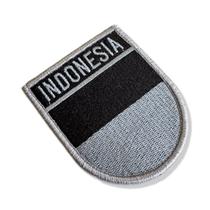 BP0419E-002 Bandeira Indonésia Patch Bordado 6,8x8,0cm