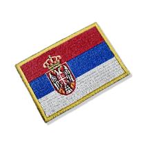 BP0425-001 Bandeira Sérvia Patch Bordado 5,7x3,8cm BP0425-001 Bandeira Sérvia Patch Bordado 5,7x3,8cm