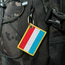 BP0426-011 Bandeira Luxemburgo Patch Bordado 5,7x3,8cm