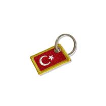 BP0428-031 Bandeira Turquia Patch Bordado 3,8x2,5cm