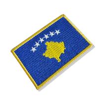 BP0433-001 Bandeira Kosovo Patch Bordado 7,5x5 BP0433-001 Bandeira Kosovo Patch Bordado 7,5x5