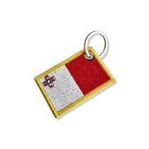 BP0435-011 Bandeira Malta Patch Bordado 5,7x3,8cm