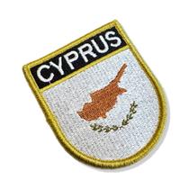 BP0439E-001 Bandeira Chipre Patch Bordado 6,8x8