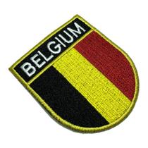 BPBEET001 Bandeira Bélgica Patch Bordado Termo Adesivo - BR44