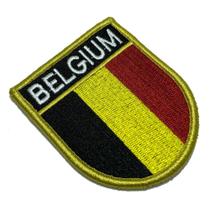 BPBEEV001 Bandeira Bélgica Patch Bordado Fecho Contato - BR44
