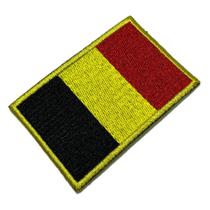 BPBET001 Bandeira Bélgica Patch Bordado Termo Adesivo - BR44