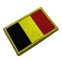 BPBEV001 Bandeira Bélgica Patch Bordado Fecho Contato - BR44