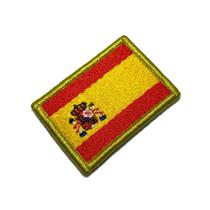 BPESV011 Bandeira Espanha Bordado Fecho Contato