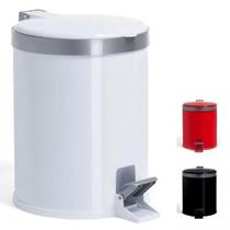 BR(3541) PR(3543) VM(3487) Lixeira Pedal Cesto De Lixo Tampa 12 Litros Cores Cozinha Banheiro Viel