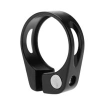 Braçadeira ajustável para selim de bicicleta com colar de liga de alumínio para 31,8 mm / 34,9 mm