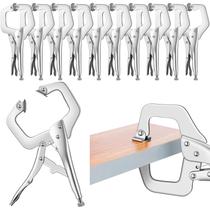 Braçadeira C de bloqueio Yexiya de 6 polegadas e 10 unidades para soldagem e marcenaria