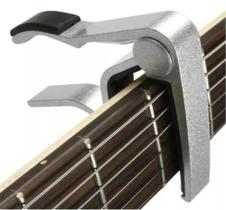 Braçadeira Capotraste De Aço Prata Para Violão Dolphin 6382